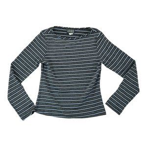 Candice‎ Los Angeles Women's Polyester Long Sleeve Black Striped Size Large